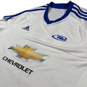 Adidas Rush Chevrolet Climacool Logo #01 Soccer Jersey Sz XL White Rare! HTF‎